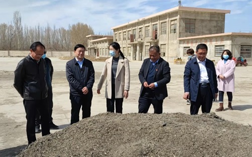 黨委書記、董事長(zhǎng)劉興斌到金塔縣調(diào)研