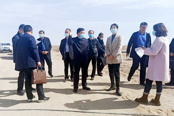 黨委書記、董事長(zhǎng)劉興斌到金塔縣調(diào)研